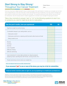 AN Oncology Checklist