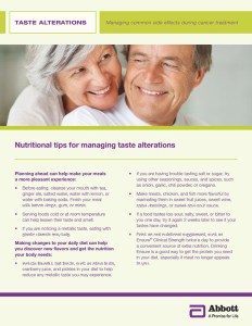 AN Oncology Taste Alterations 1